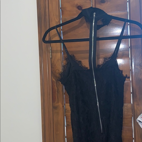 Black lace mini dress - Picture 4 of 4